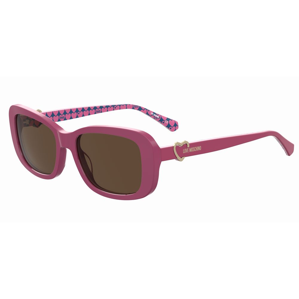 Love Moschino Fuchsia Acetat-Sonnenbrille