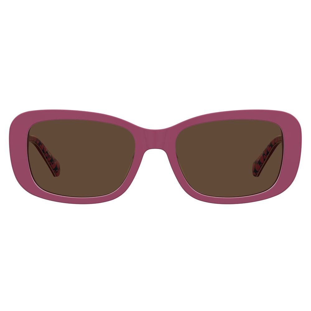 Love Moschino Fuchsia Acetat-Sonnenbrille