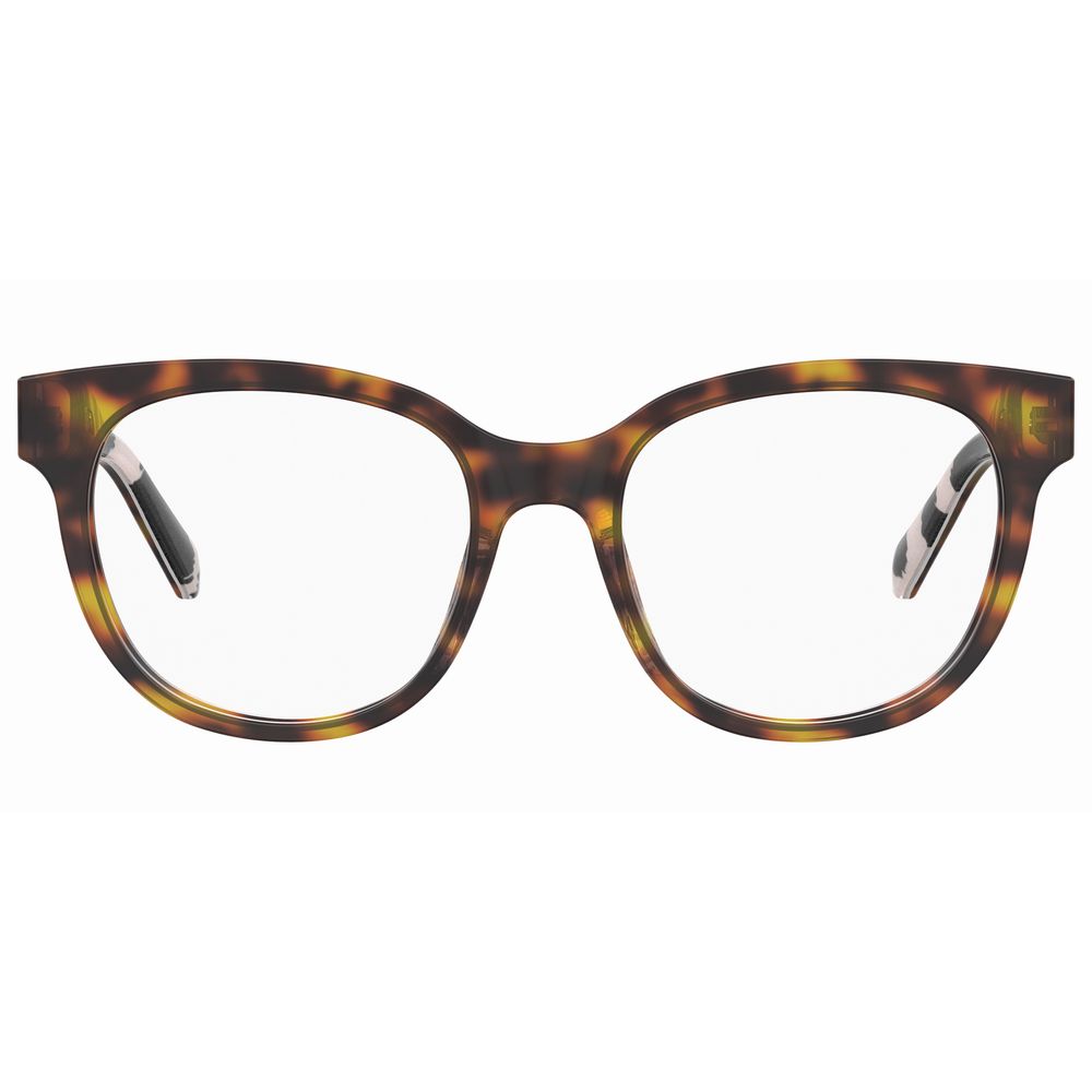 Love Moschino Braune Acetat-Rahmen