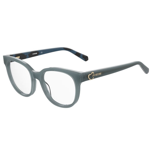 Love Moschino Blaue Acetat-Rahmen