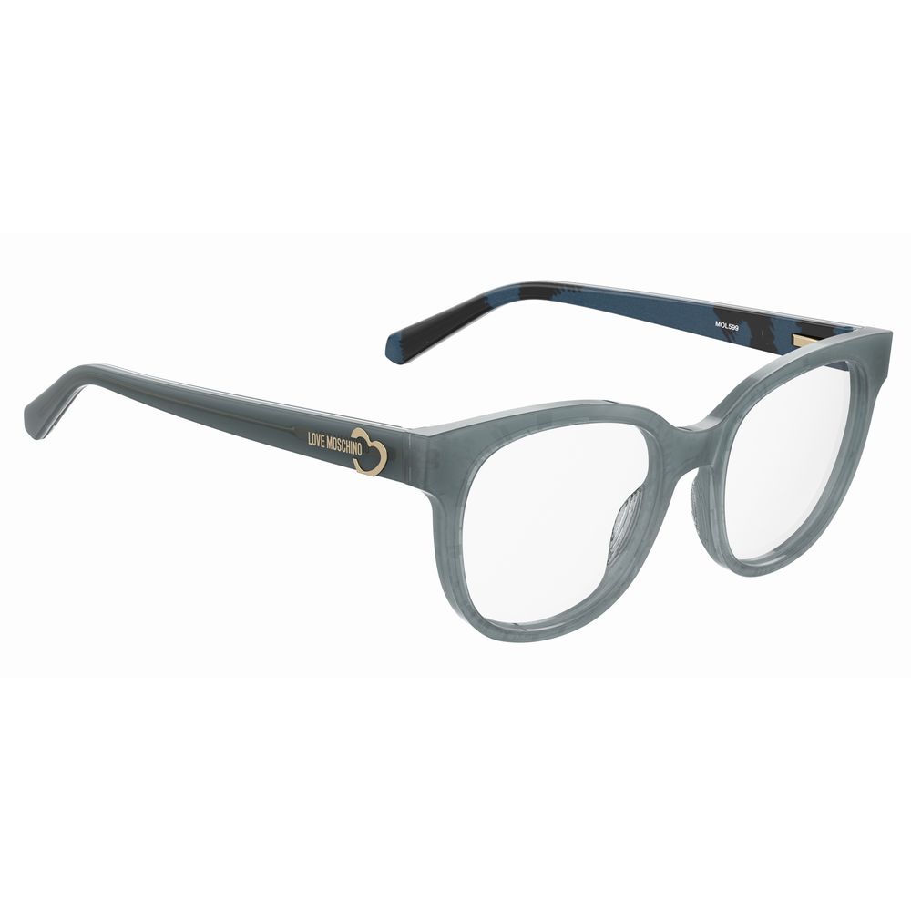 Love Moschino Blaue Acetat-Rahmen