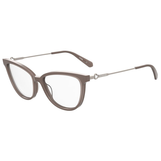 Love Moschino Braune Acetat-Rahmen