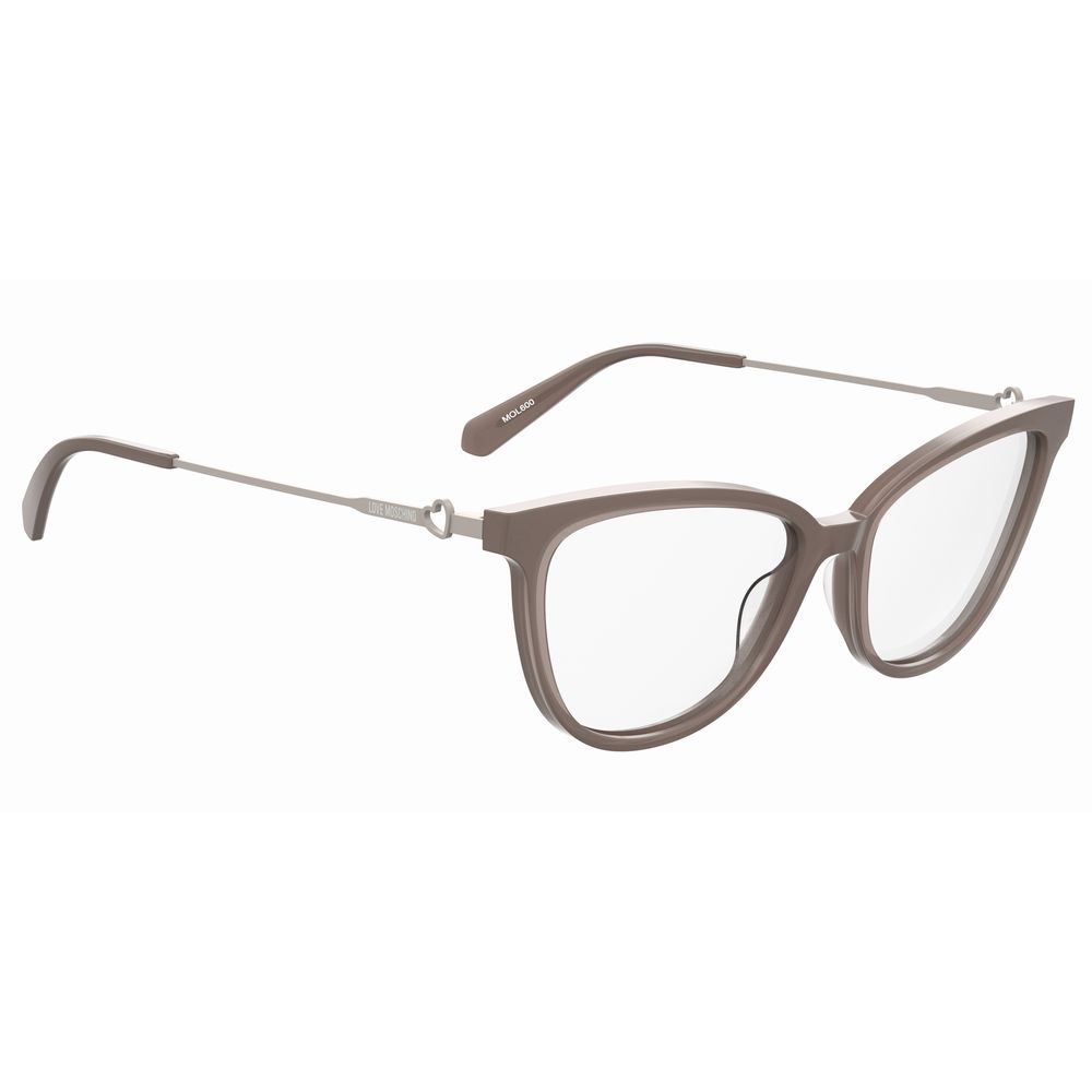 Love Moschino Braune Acetat-Rahmen