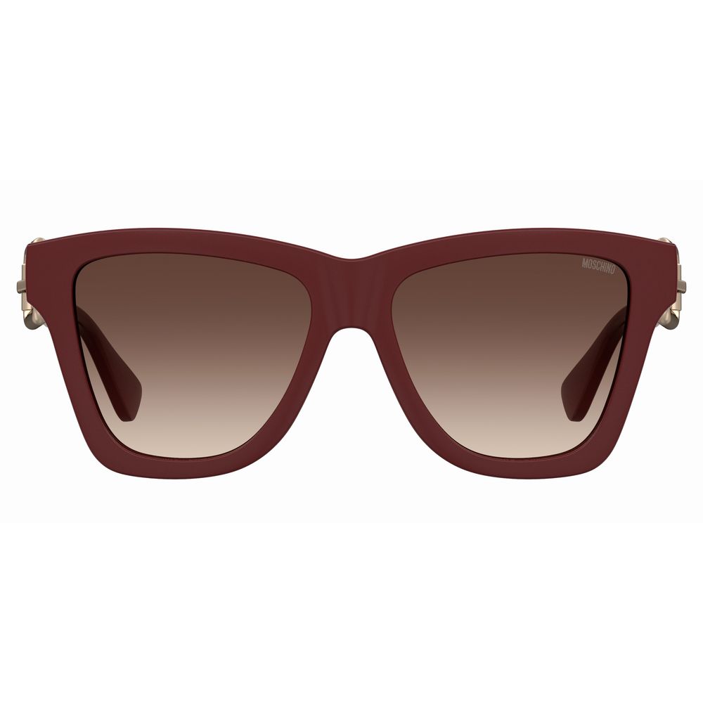 Moschino Rote Acetat-Sonnenbrille