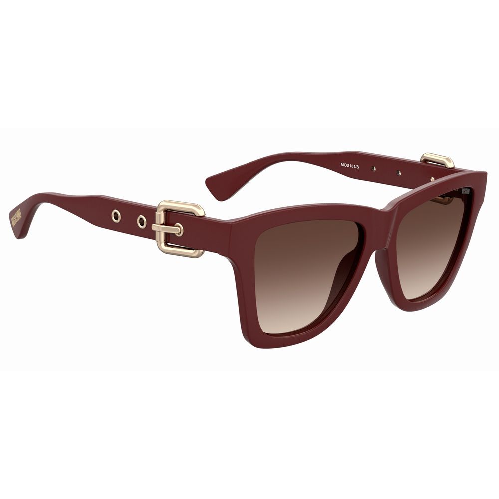 Moschino Rote Acetat-Sonnenbrille