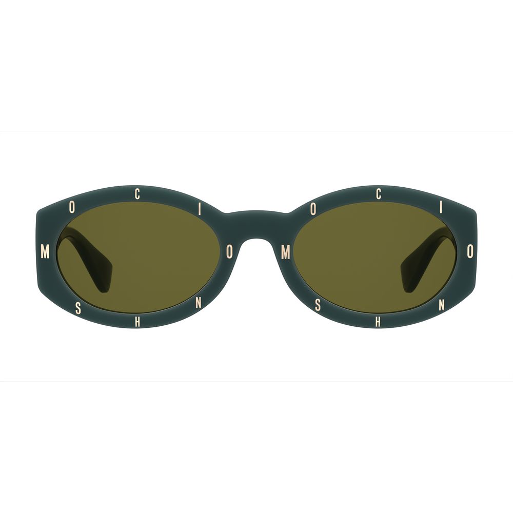 Moschino Grüne Acetat-Sonnenbrille