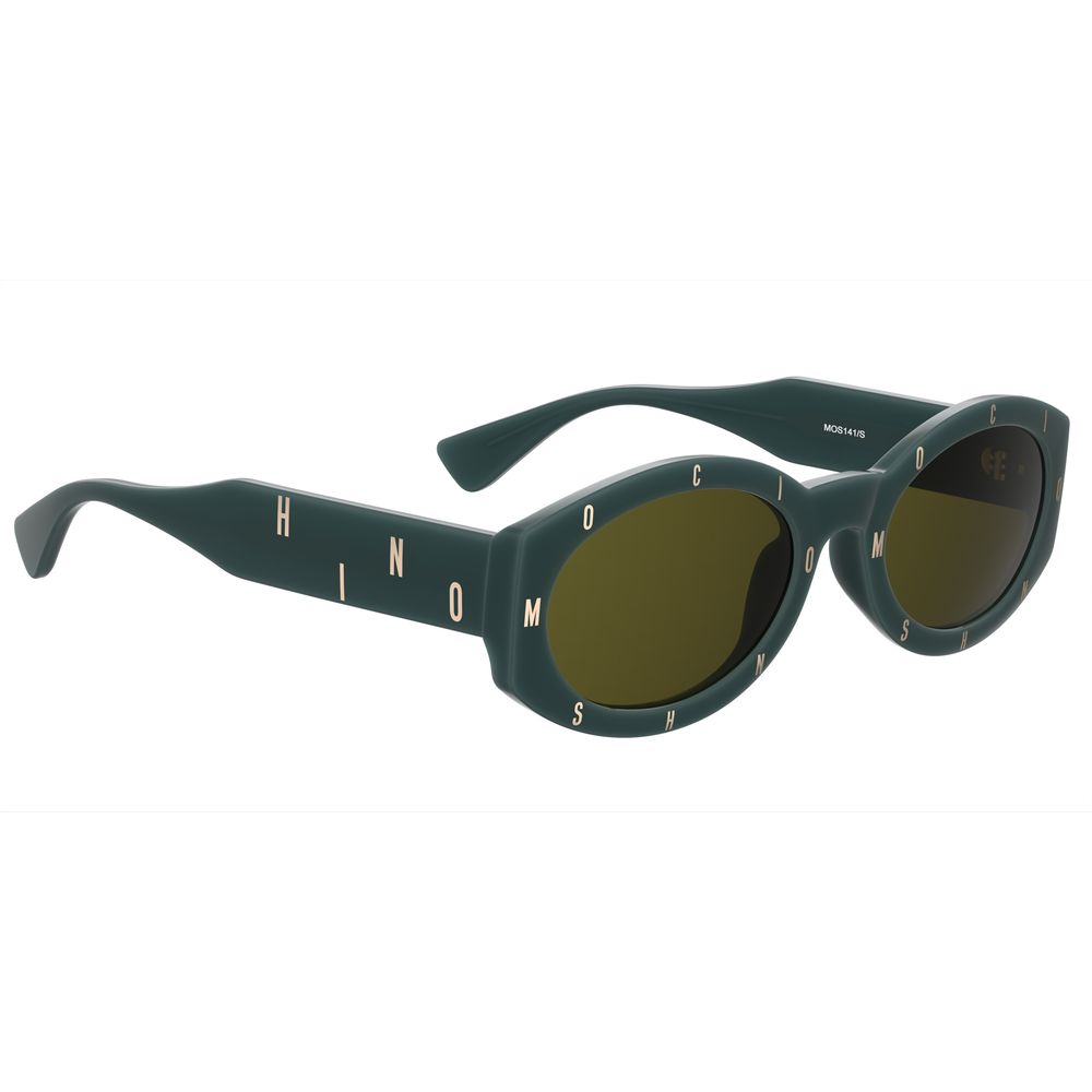 Moschino Grüne Acetat-Sonnenbrille