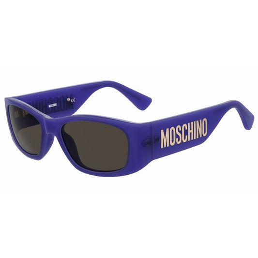 Moschino Lila Acetat-Sonnenbrille