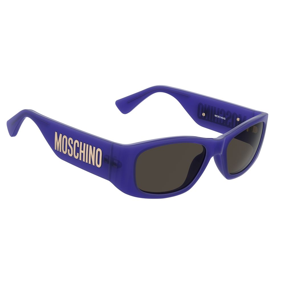 Moschino Lila Acetat-Sonnenbrille