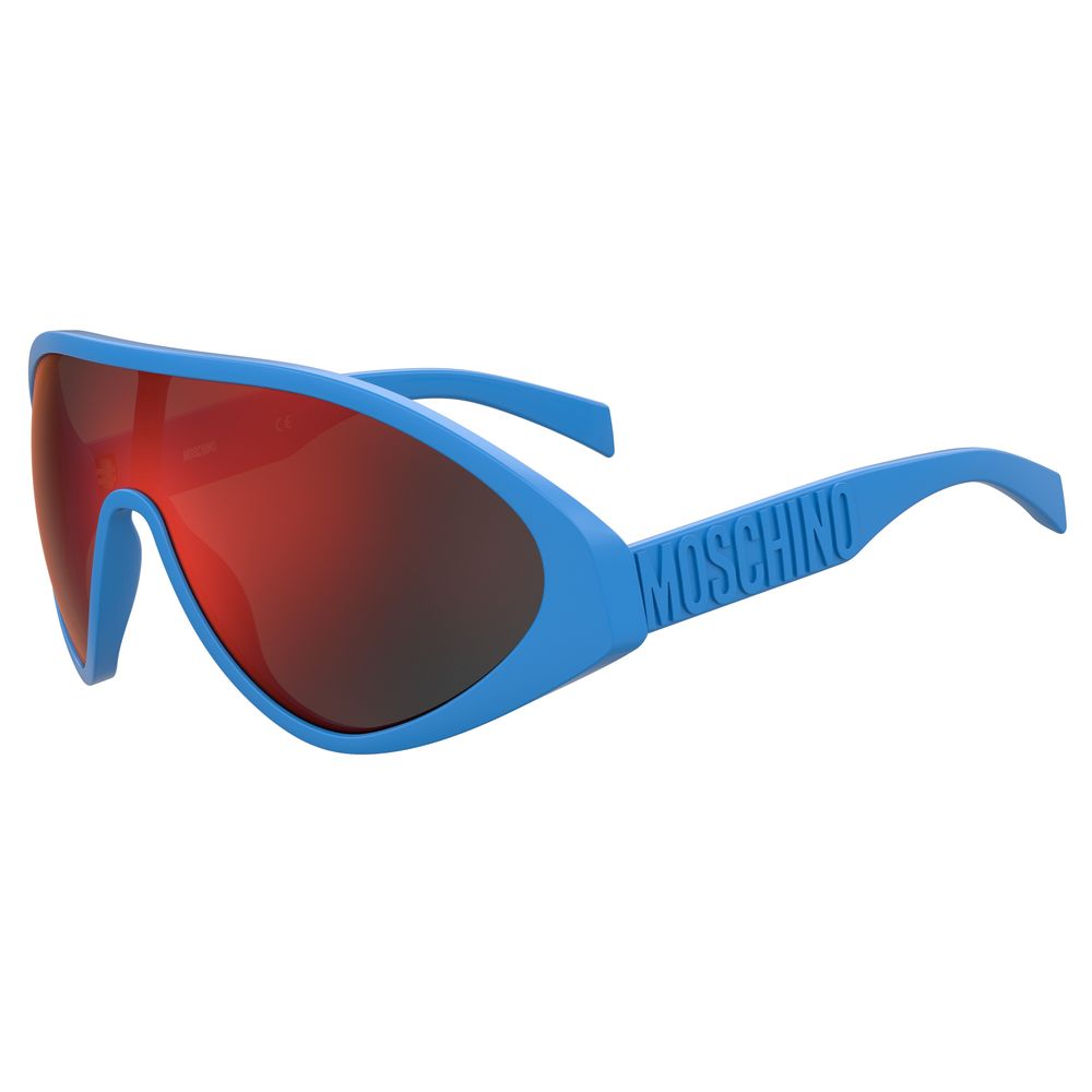 Moschino Blaue Kunstharz-Sonnenbrille