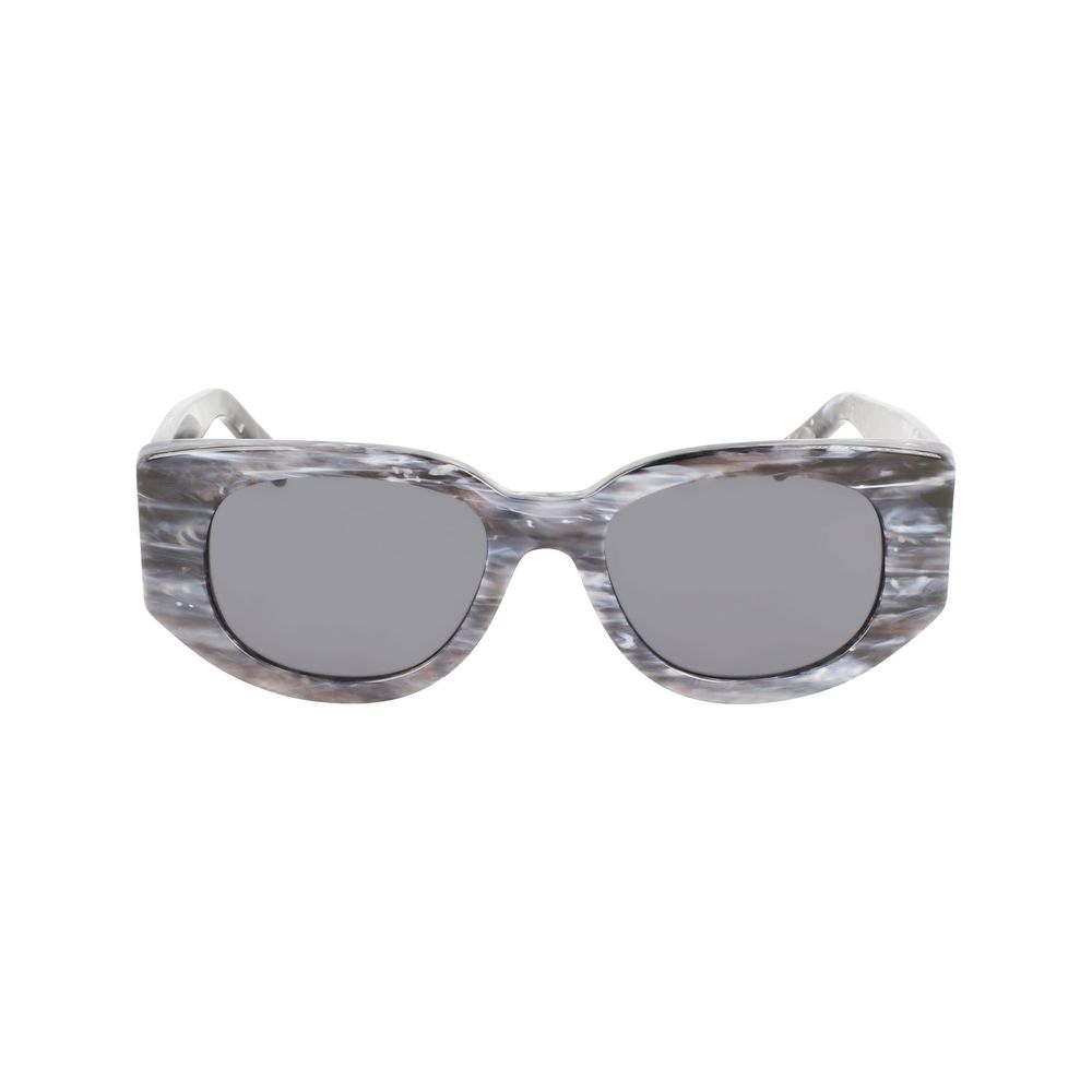 Ferragamo Graue Acetat-Sonnenbrille