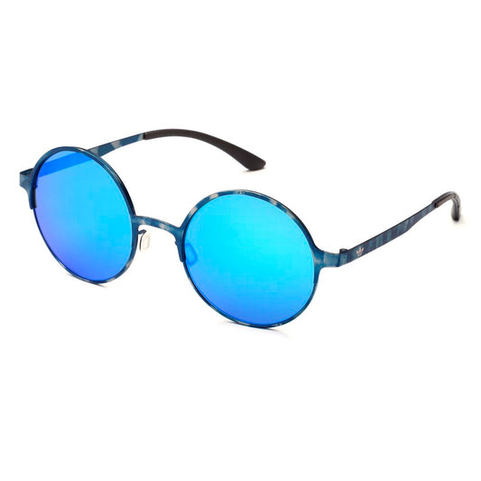 Adidas Blaue Metall-Sonnenbrille