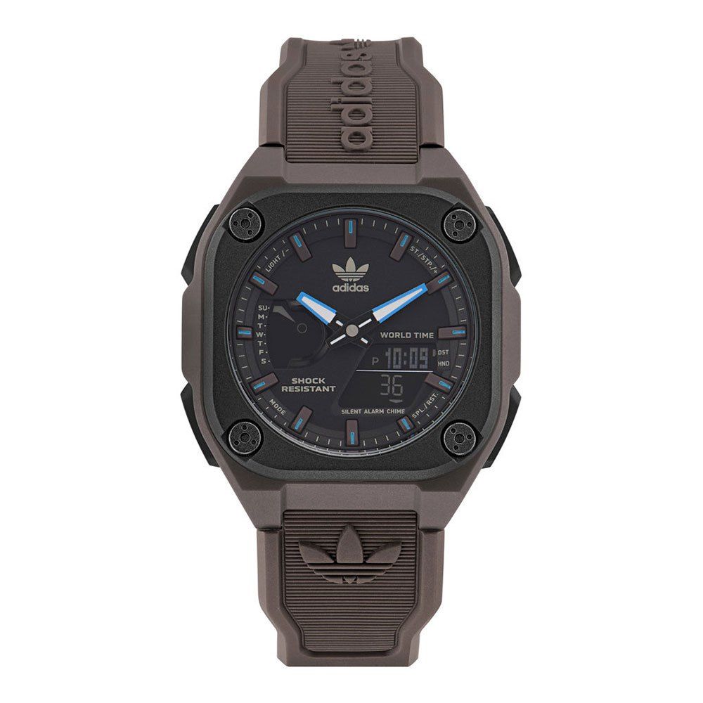 Adidas Braune Silikonuhr