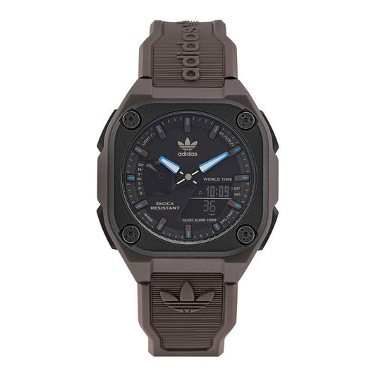 Adidas Braune Silikonuhr