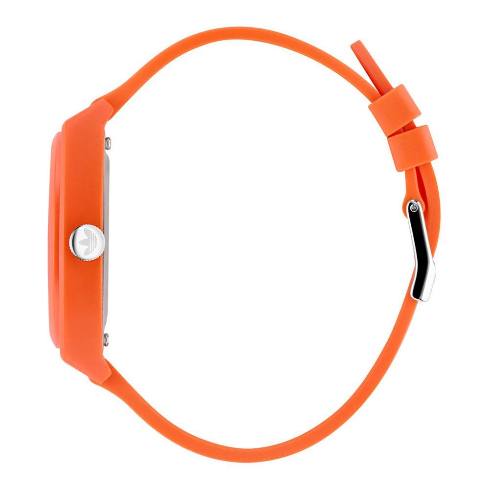 Adidas Orangefarbene Silikonuhr