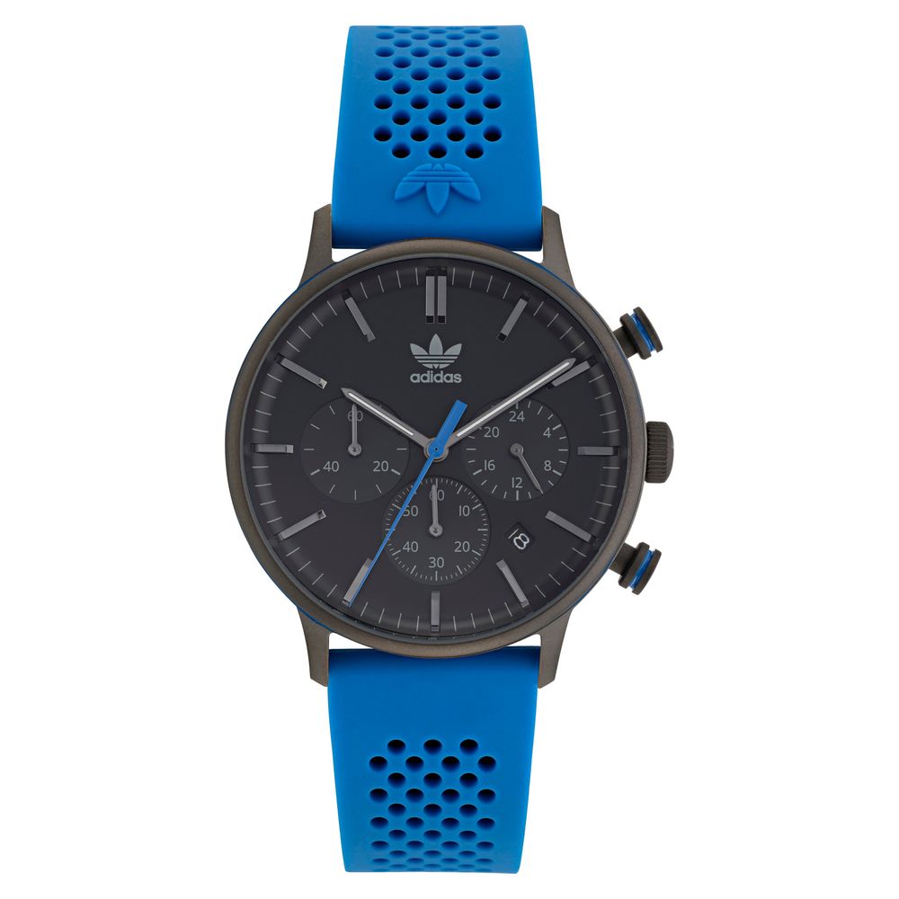 Adidas Blaue Gummiuhr