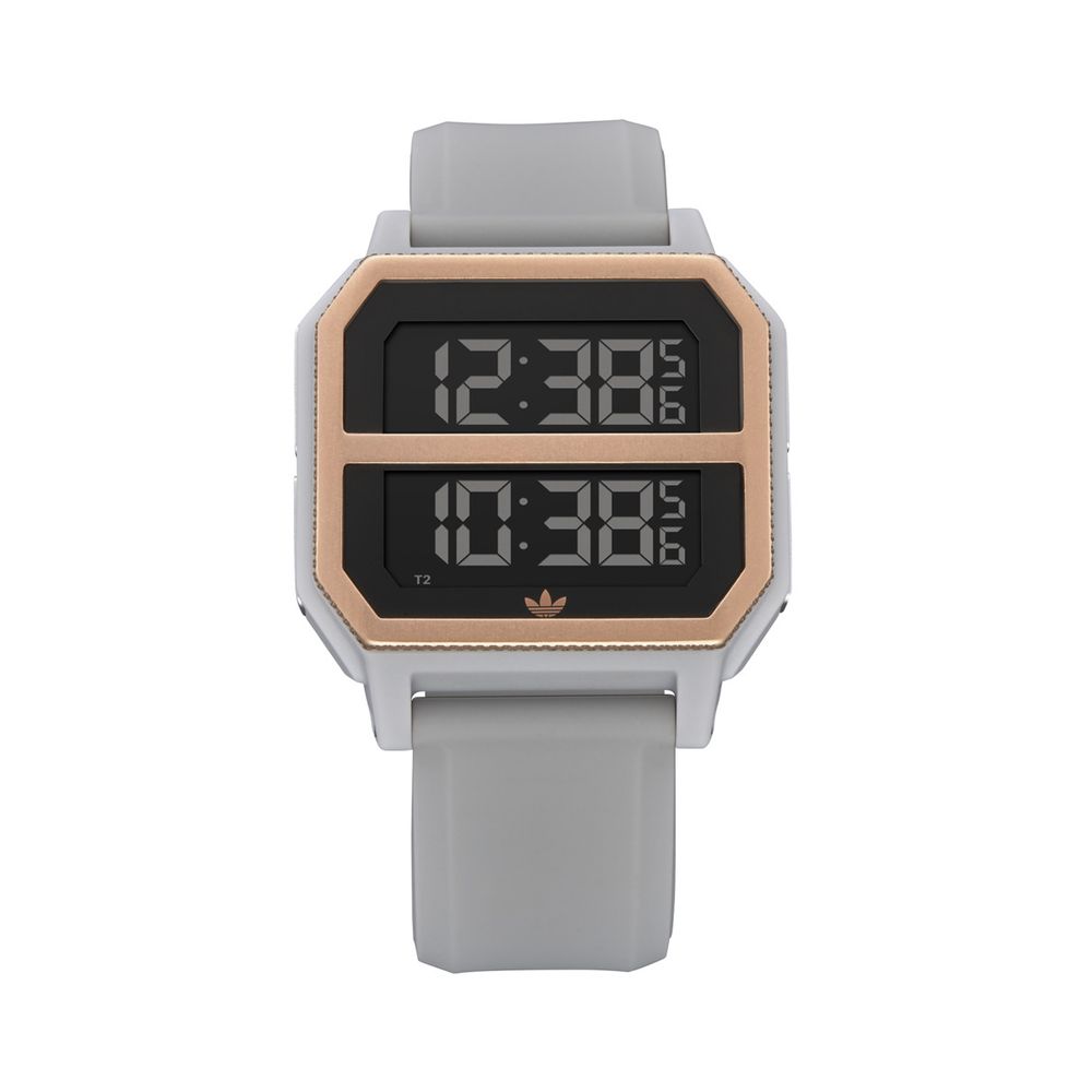 Adidas Graue Silikonuhr