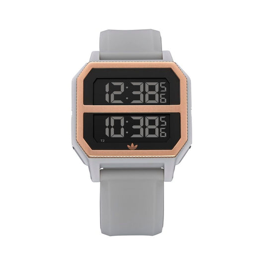 Adidas Graue Silikonuhr