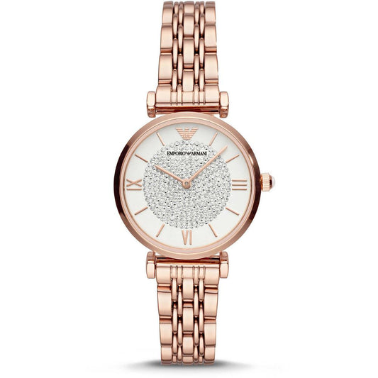 Armani Gold-Edelstahl-Uhr