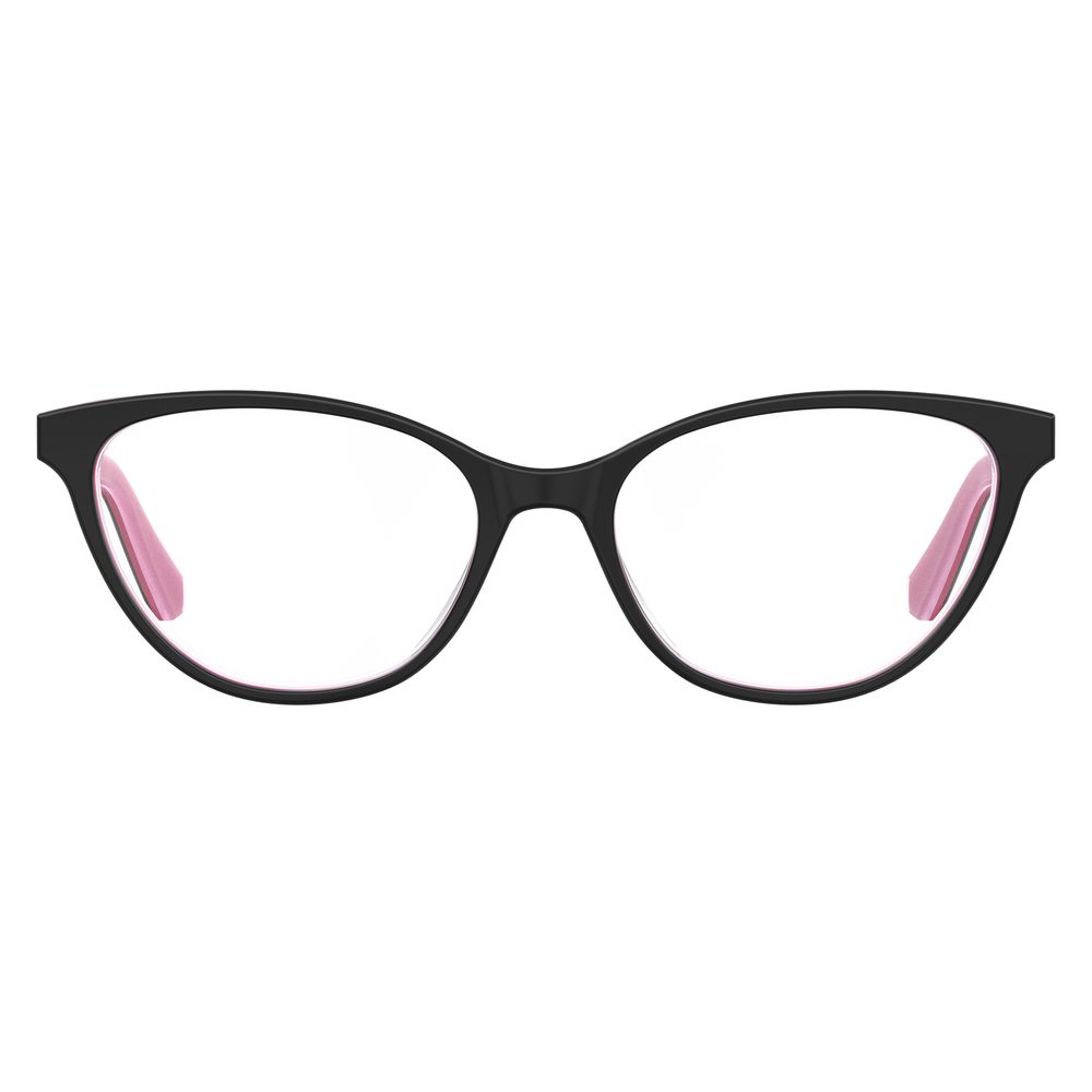 Love Moschino Schwarzer Acetat-Rahmen