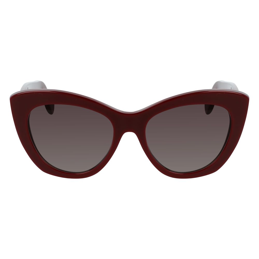 Salvatore Ferragamo Bordeaux Acetat-Sonnenbrille