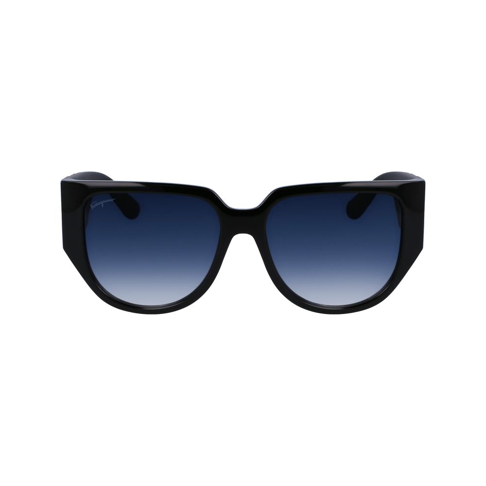 Ferragamo Schwarze Bio Injected Sonnenbrille