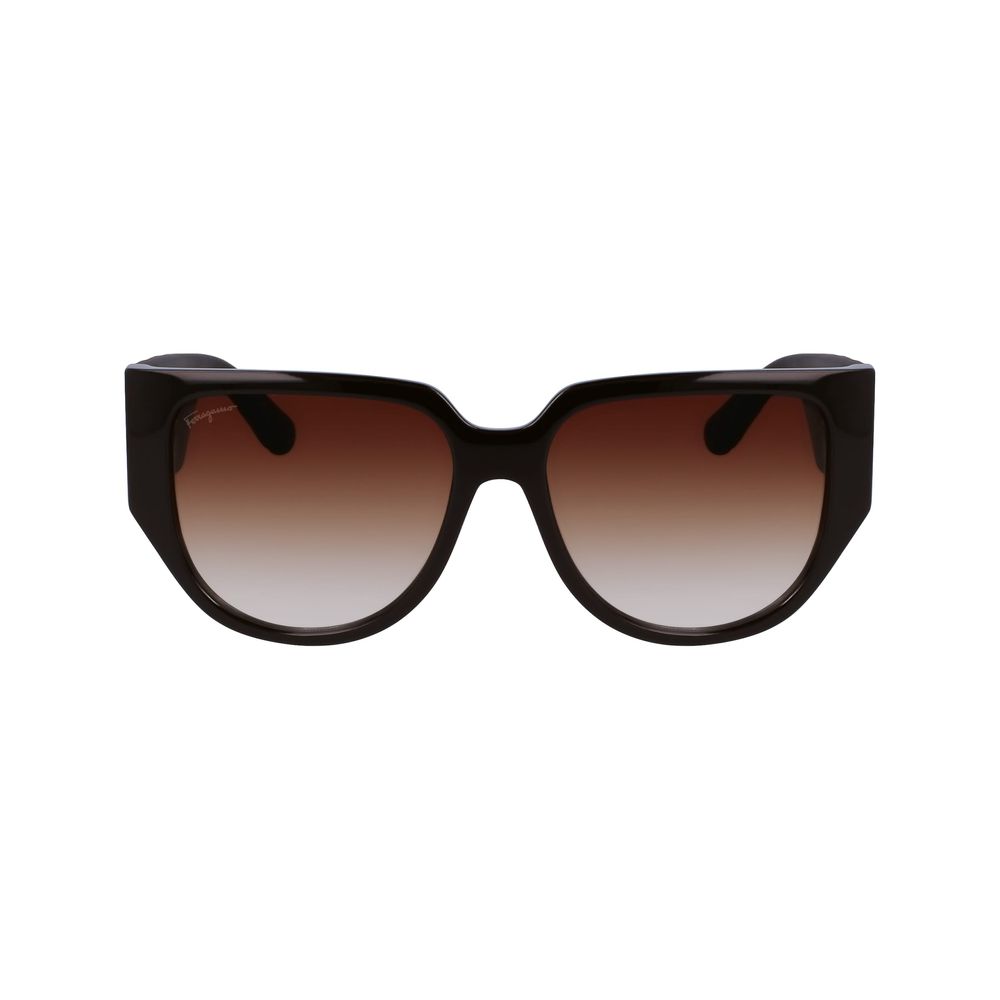 Ferragamo Braun Bio Injected Sonnenbrille