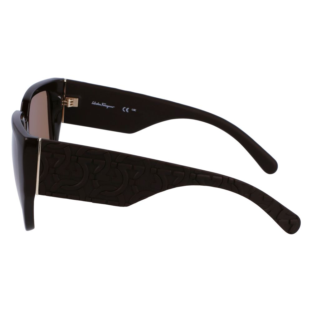 Ferragamo Braun Bio Injected Sonnenbrille