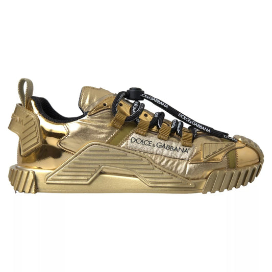 Dolce &amp; Gabbana Metallic Gold NS1 Low Top Tennarit Kengät Tennarit