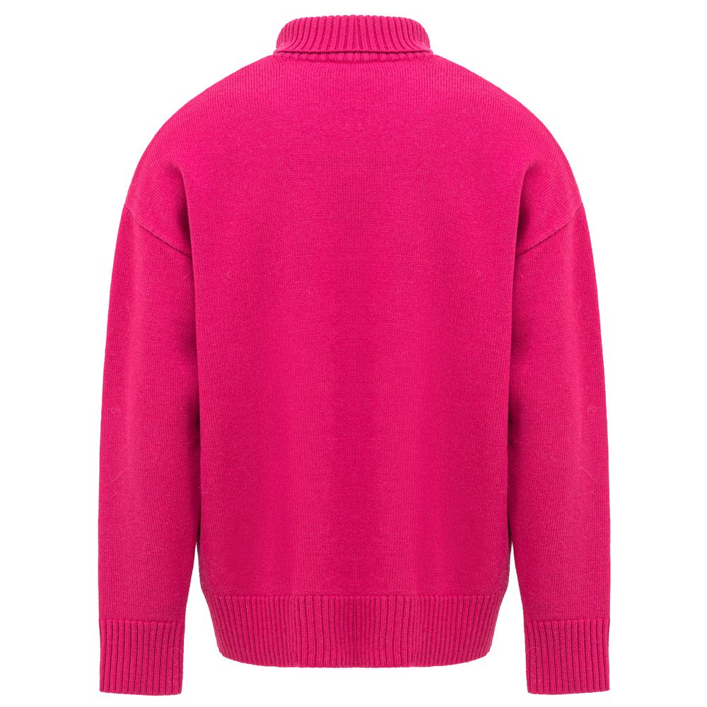 Ami Paris Fuchsia Vergine Pullover aus Wolle