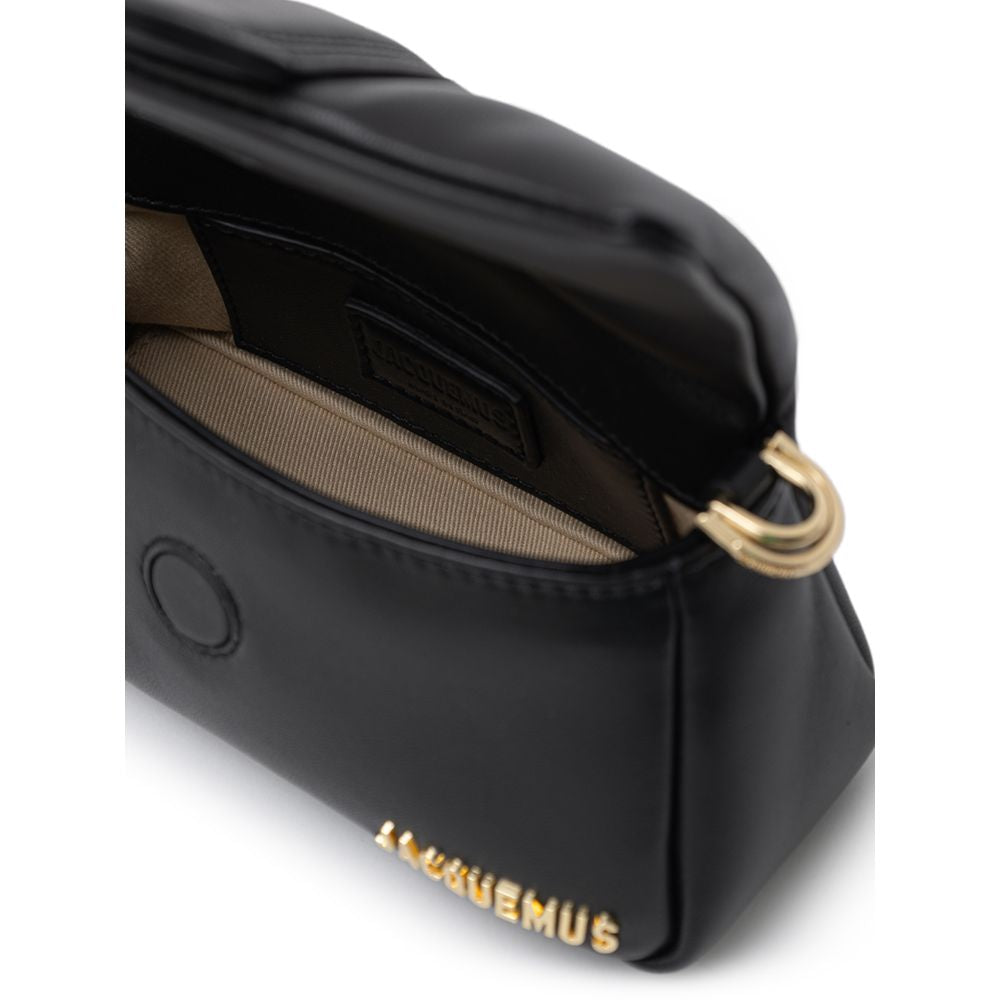 Jacquemus Schwarze Lederhandtasche