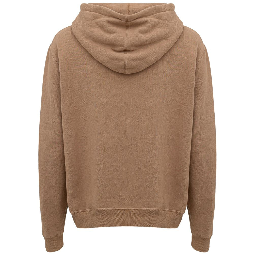 Saint Laurent Beigefarbener Baumwollpullover