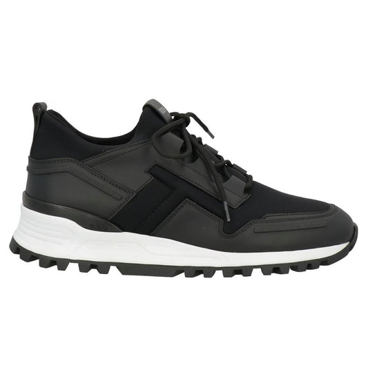 Tod's Schwarzes Leder Di Kalbsleder Sneaker