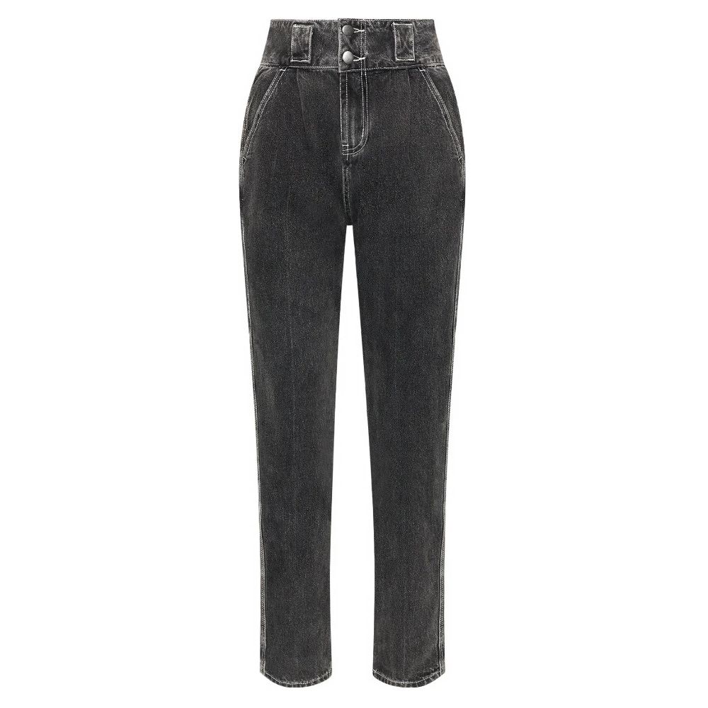 One Teaspoon Schwarze Baumwolljeans & Hose