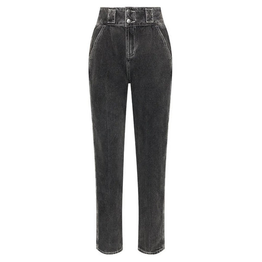 One Teaspoon Schwarze Baumwolljeans & Hose