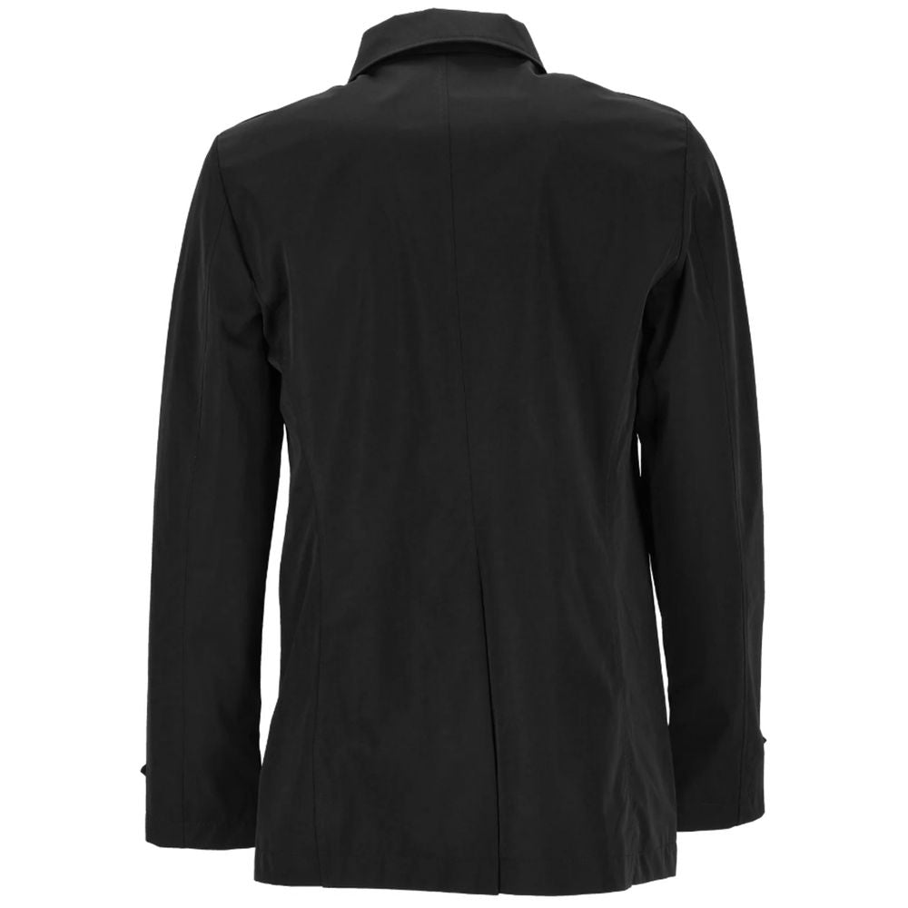 Yes Zee Schwarze Polyester-Jacke