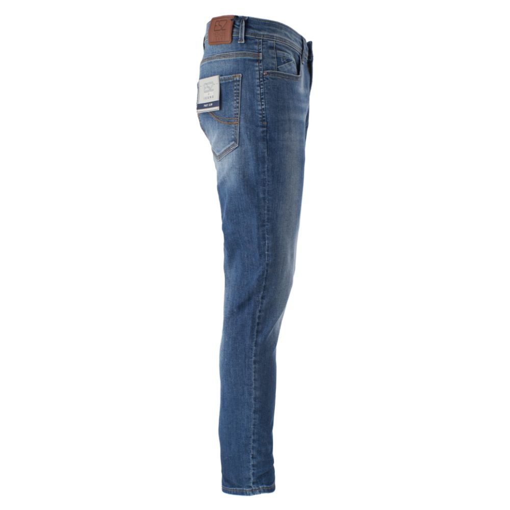 Yes Zee Blaue Baumwolljeans & Hose