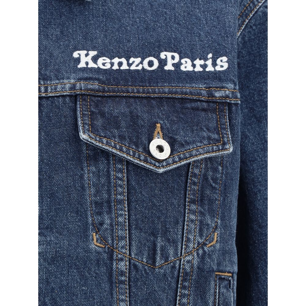 Kenzo Maxi-Druck Denim-Jacke