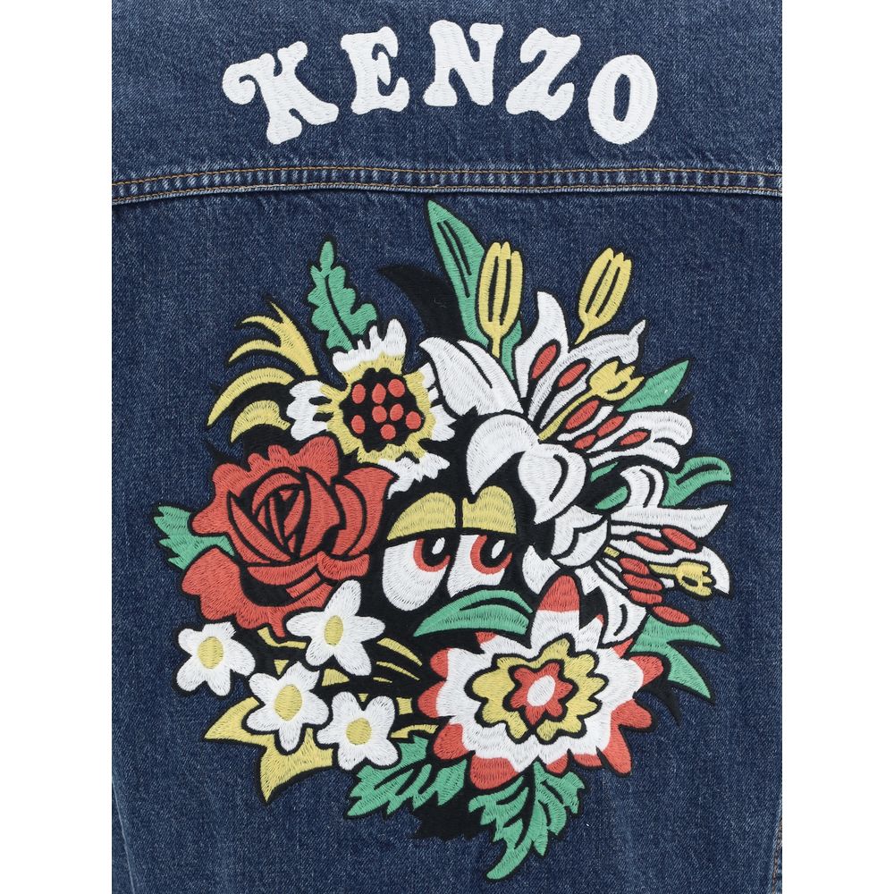 Kenzo Maxi-Druck Denim-Jacke