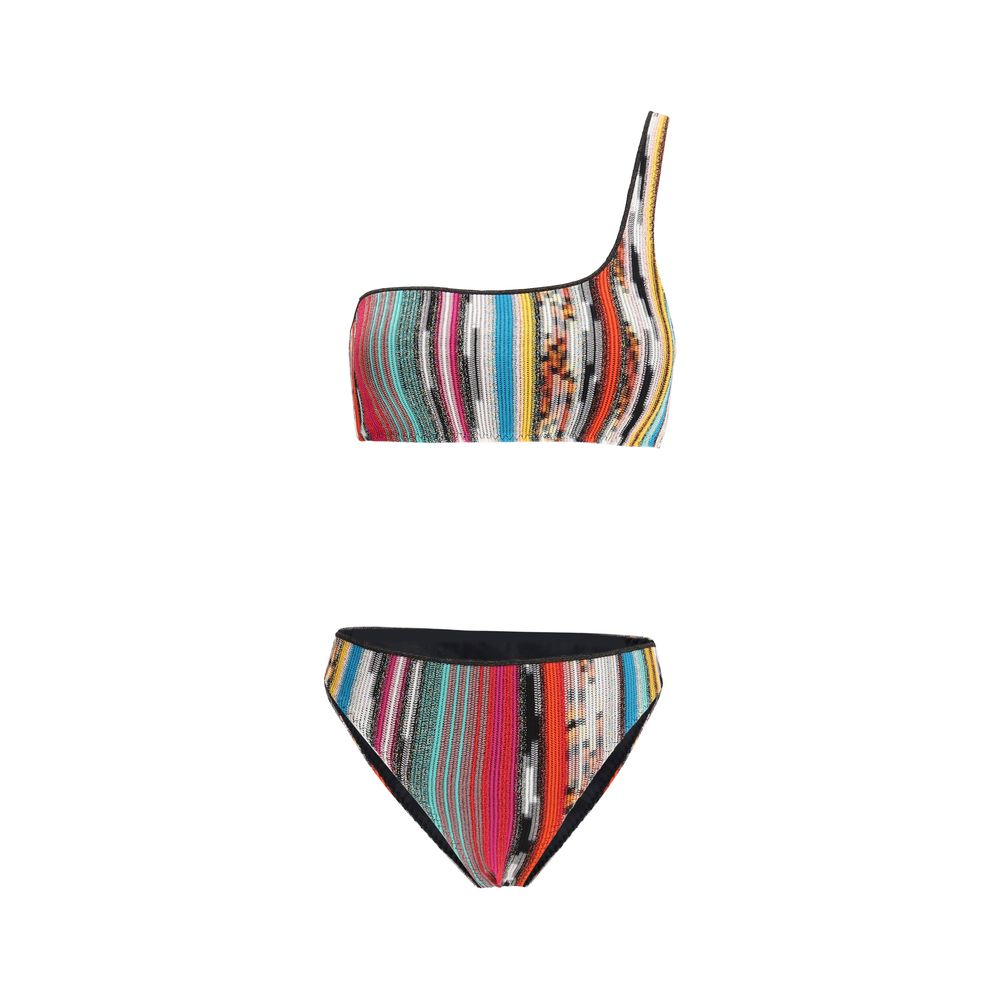 Missoni Striped Lamé Bikinit