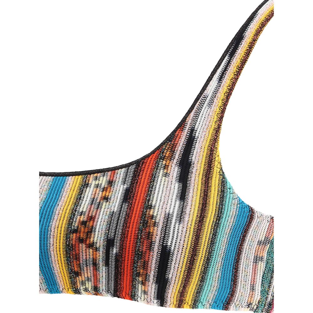 Missoni Striped Lamé Bikinit