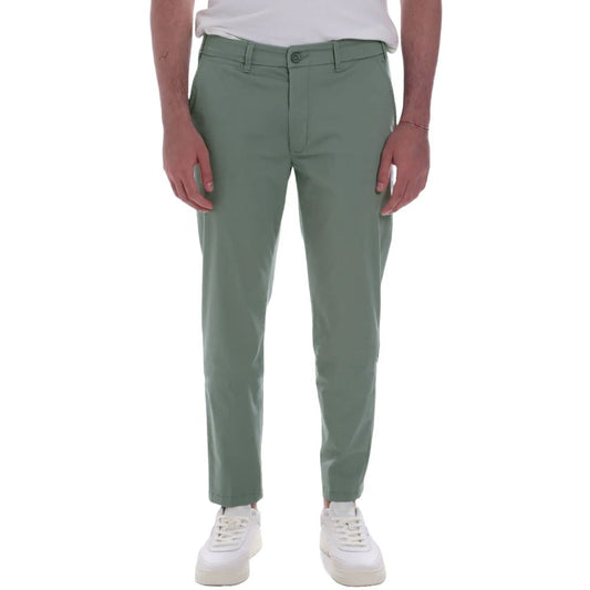 Yes Zee Grüne Baumwolljeans & Hose