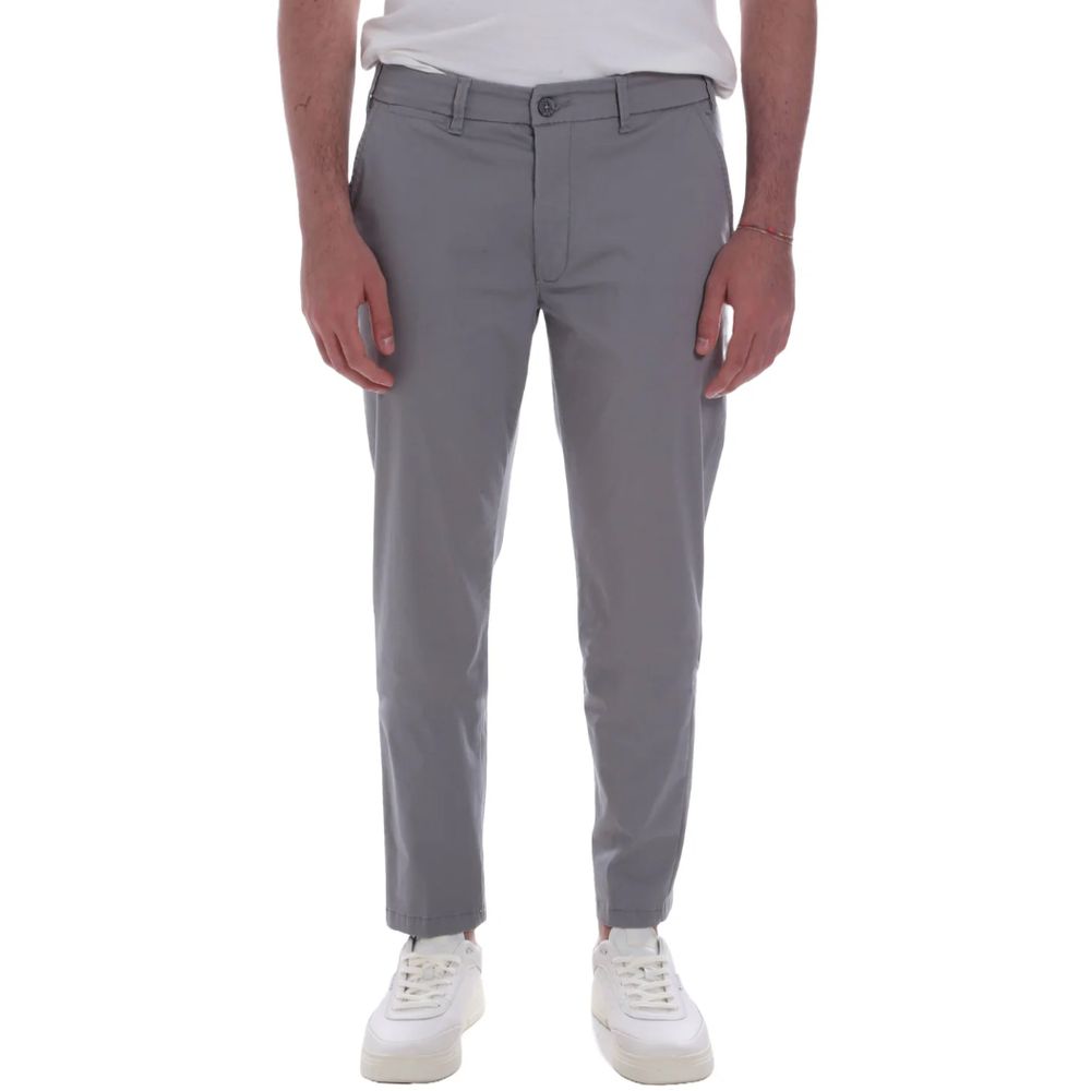 Kyllä Zee Grey Cotton Farkut &amp; Pants