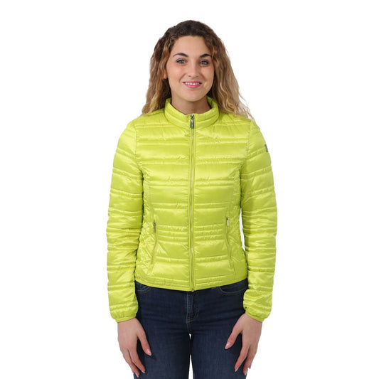 Yes Zee Grüne Polyester Damenjacke