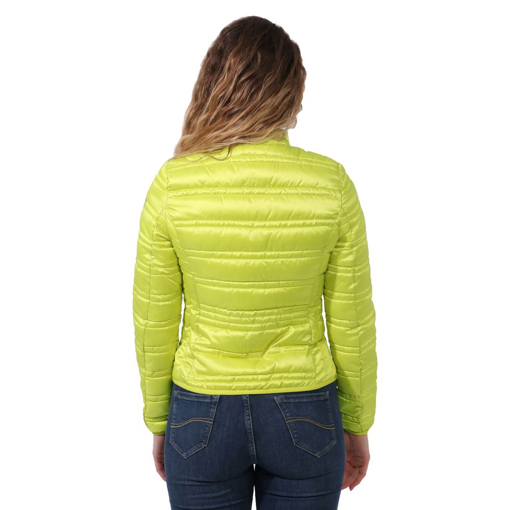 Yes Zee Green Polyester Women's Jacket