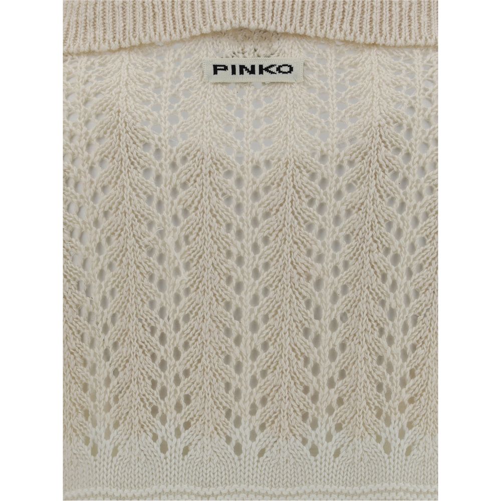 PINKO Pullover mit Perforationsmuster