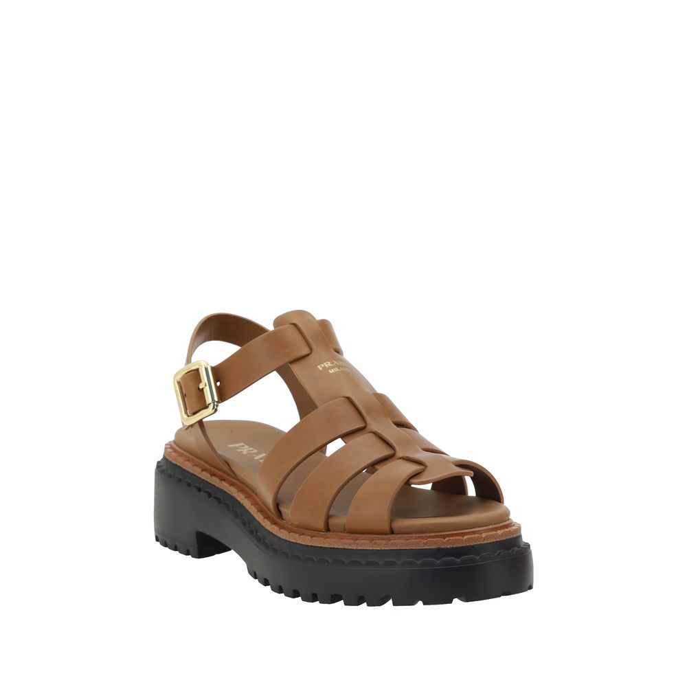 Prada Sandalen mit Profilsohle