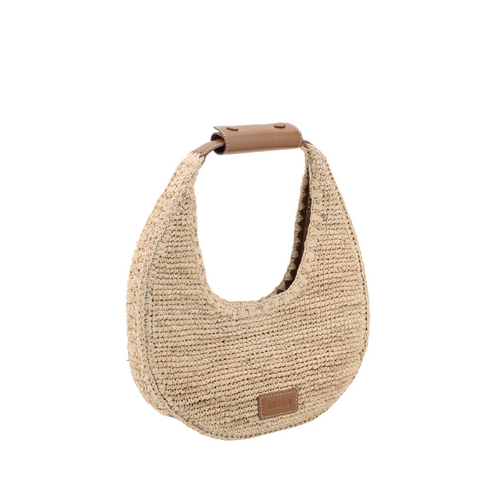 Staud Raffia Hobo Tasche