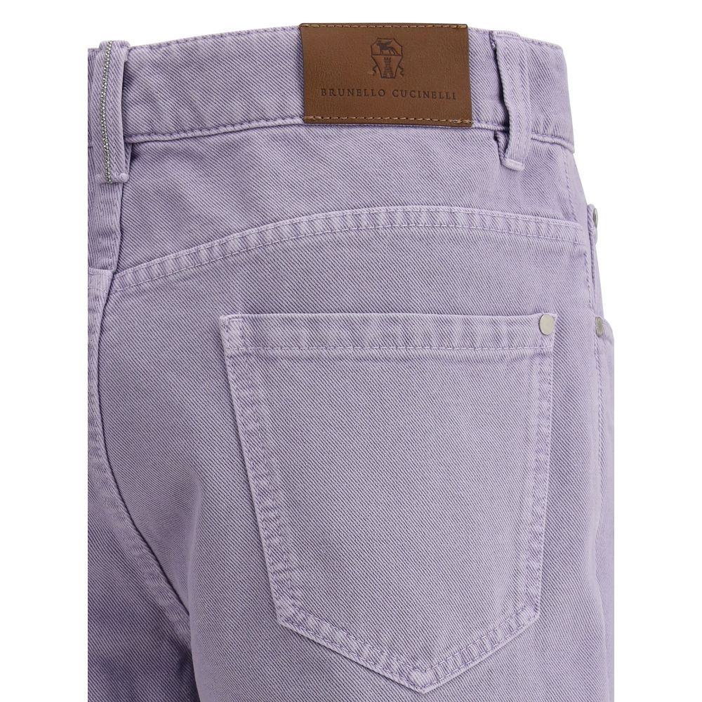 Brunello Cucinelli Gerade gefärbte Jeans