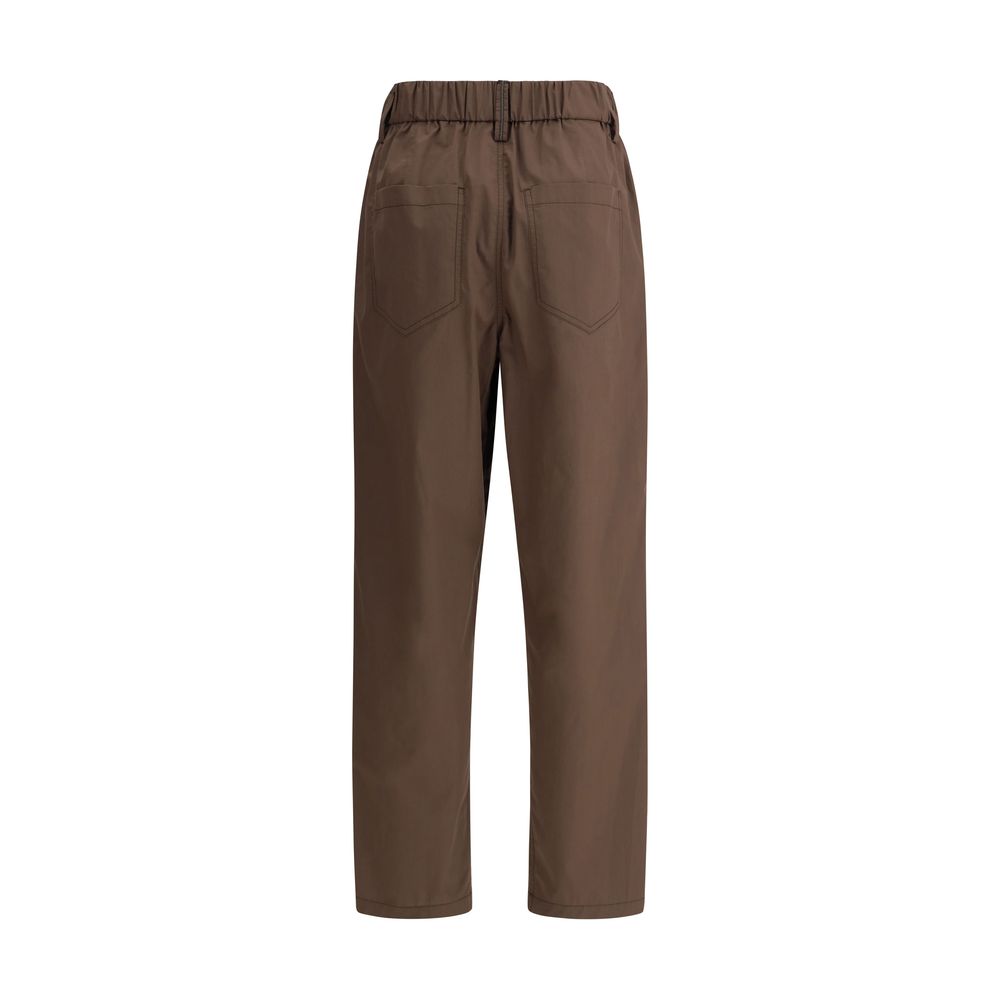 Brunello Cucinelli Hose mit Gummizug aus Baumwolle